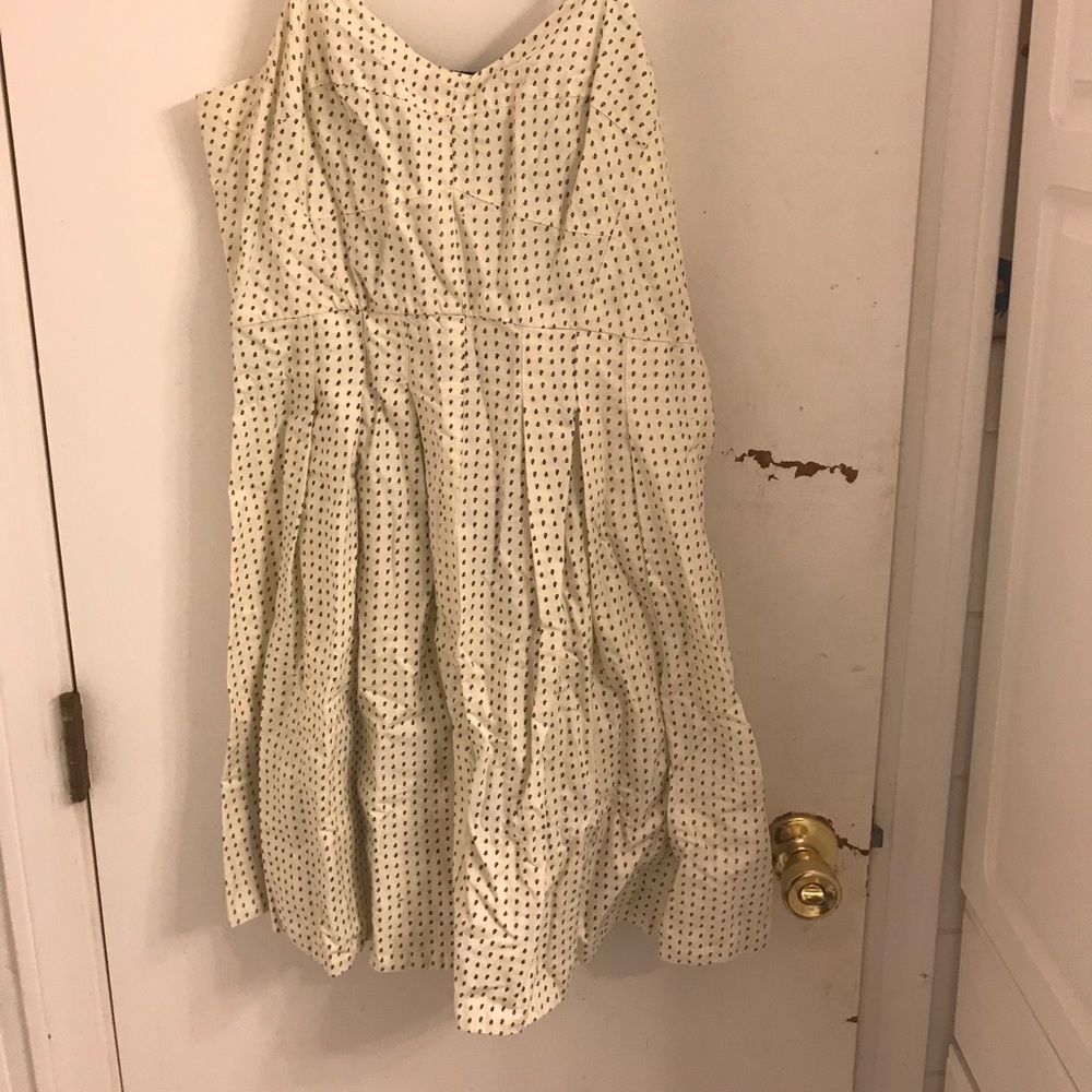 Maison Jules White and Blue Dress